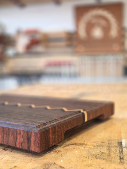 Tagliere zig-zag in beli 40x50