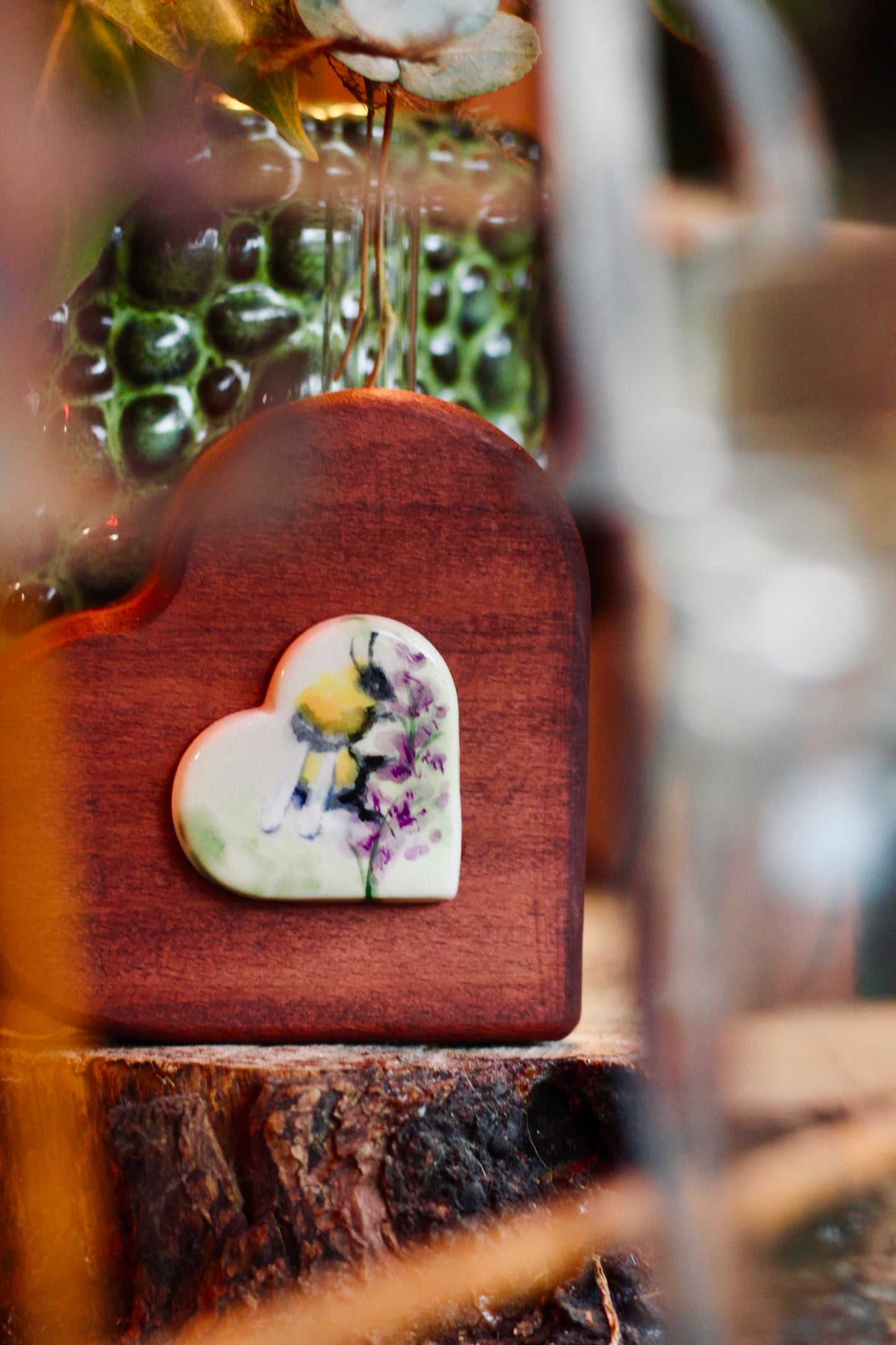 Cuoricino dipinto a mano