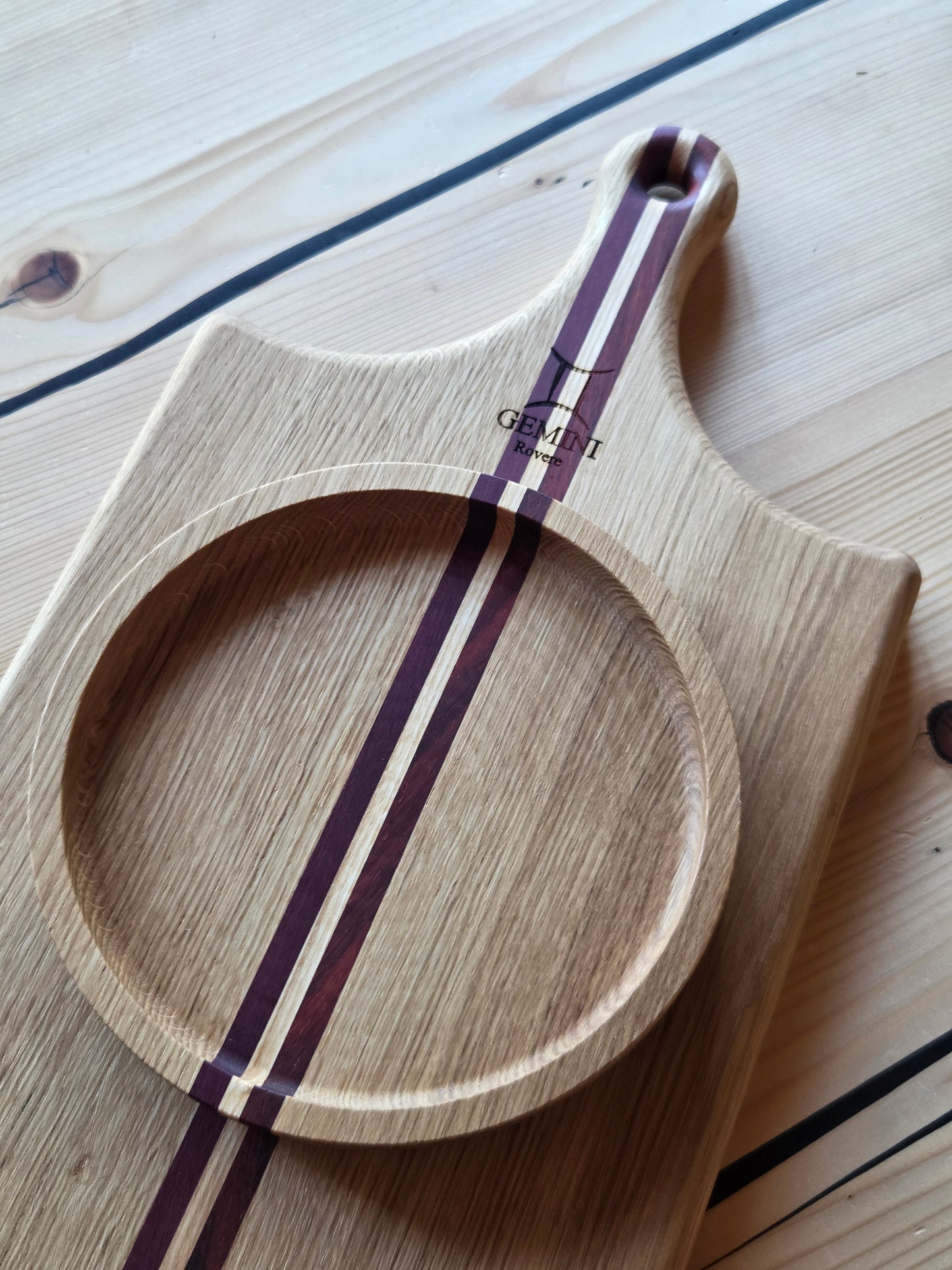 Collezione "Gemini" - tagliere da portata con ciotola