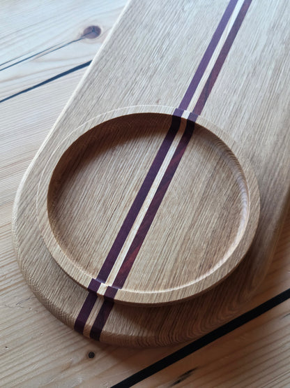 Collezione "Gemini" - tagliere da portata con ciotola