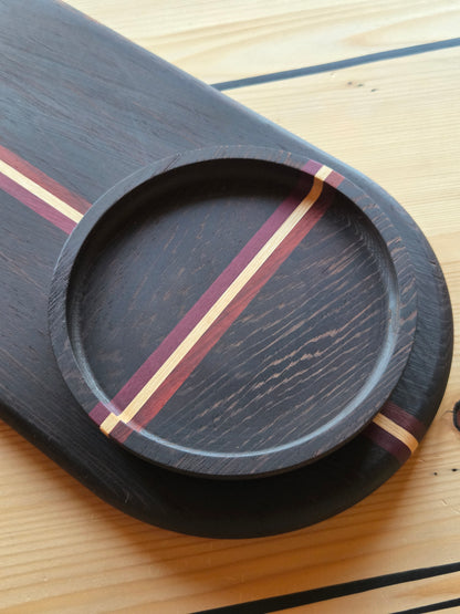 Collezione "Gemini" - tagliere da portata con ciotola