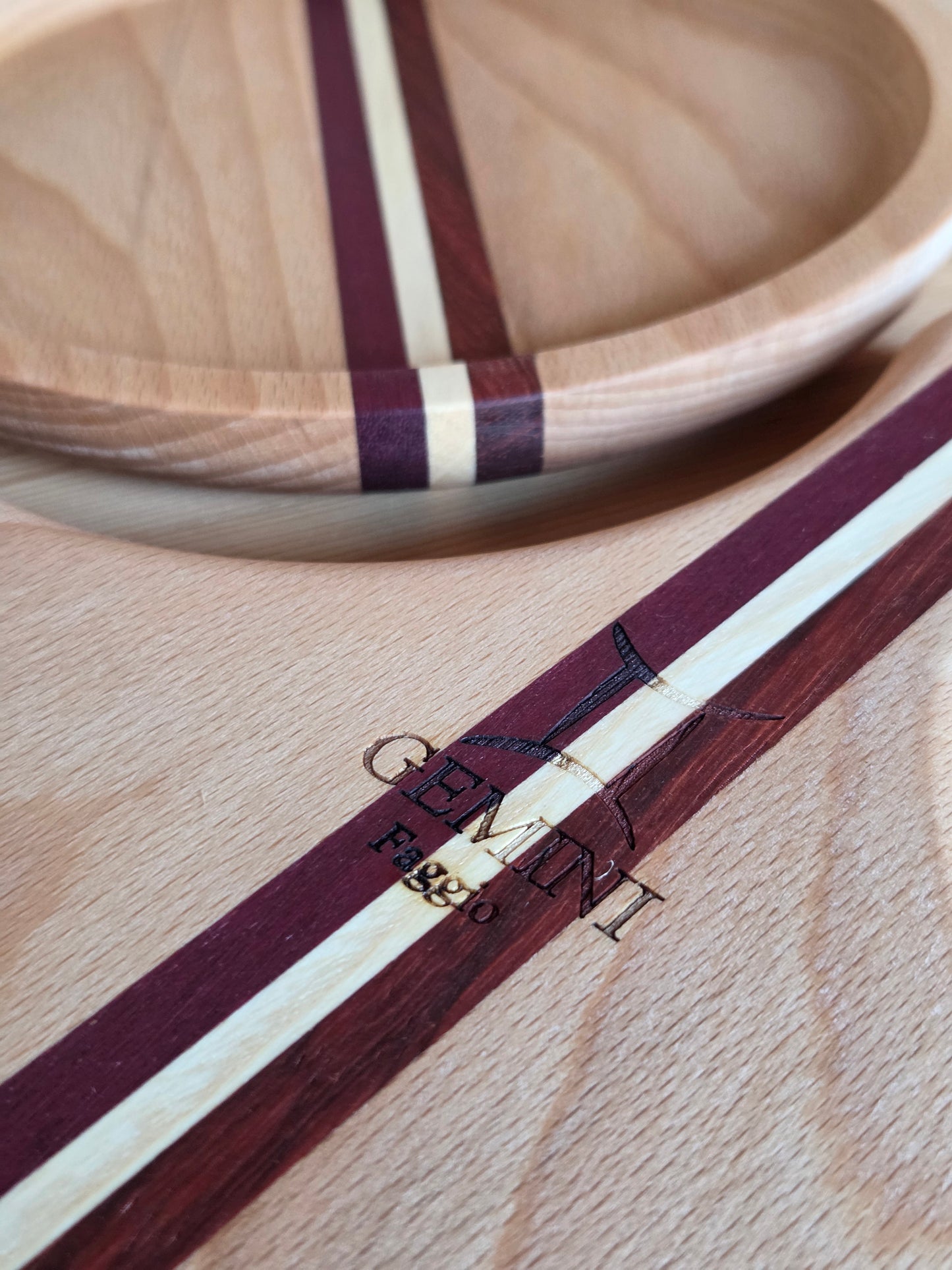 Collezione "Gemini" - tagliere da portata con ciotola