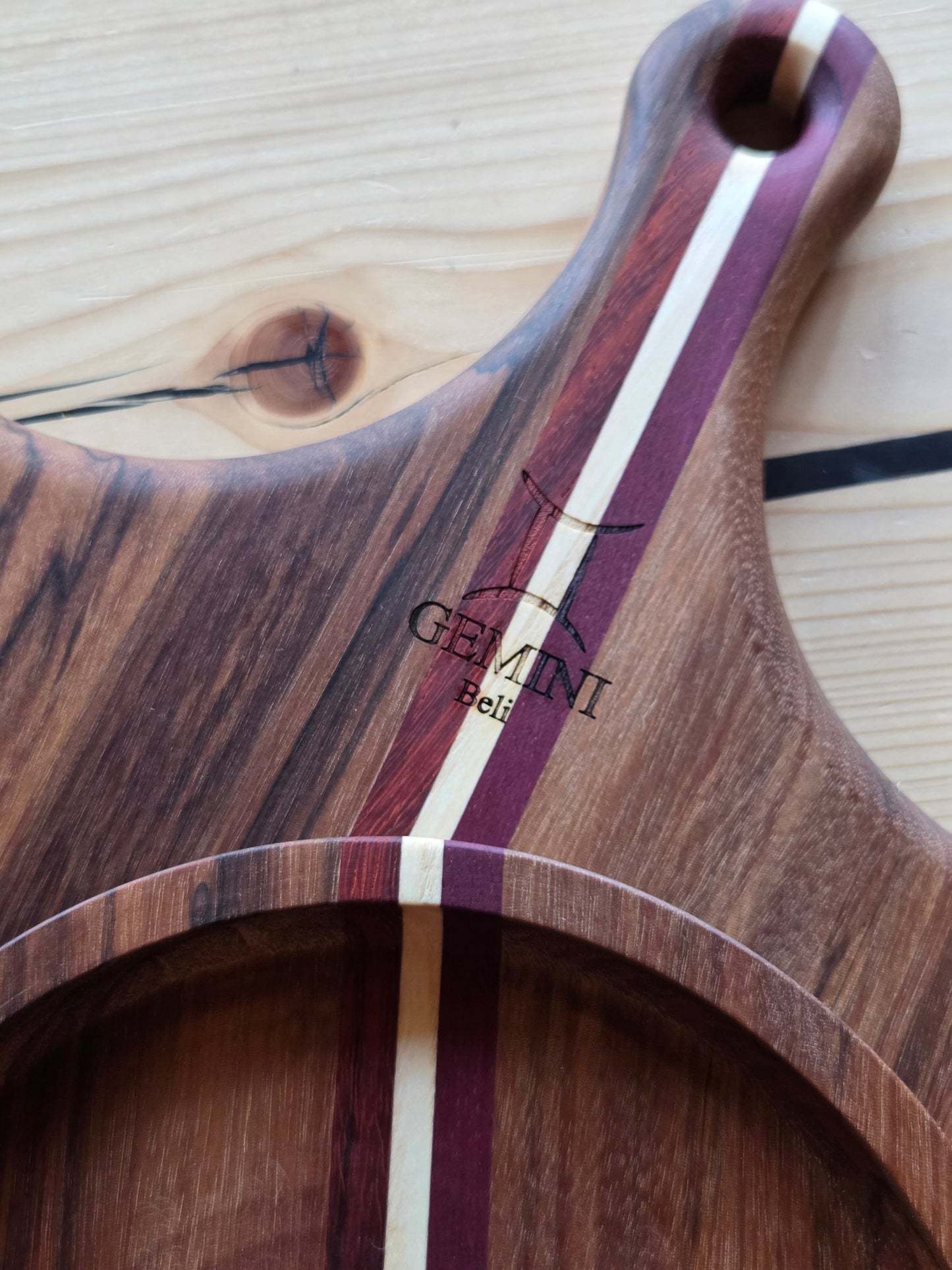 Collezione "Gemini" - tagliere da portata con ciotola