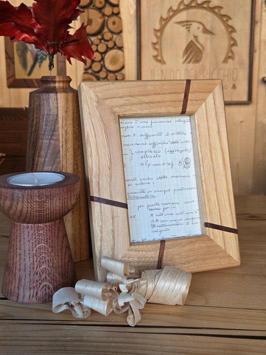 Cornice portafoto in frassino