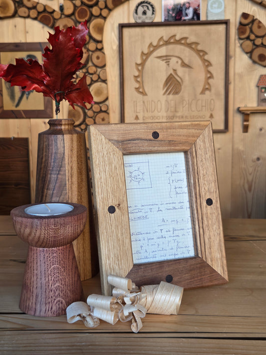 Cornice portafoto legni vari