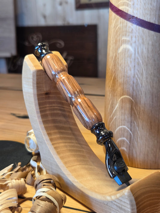 Manico rasoio in olivo