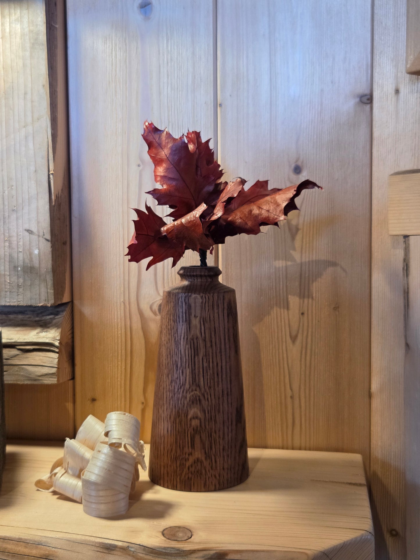 Portafialetta in rovere pigmentato