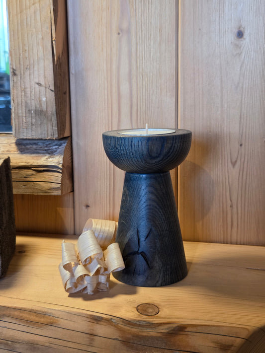 Portacandela in rovere