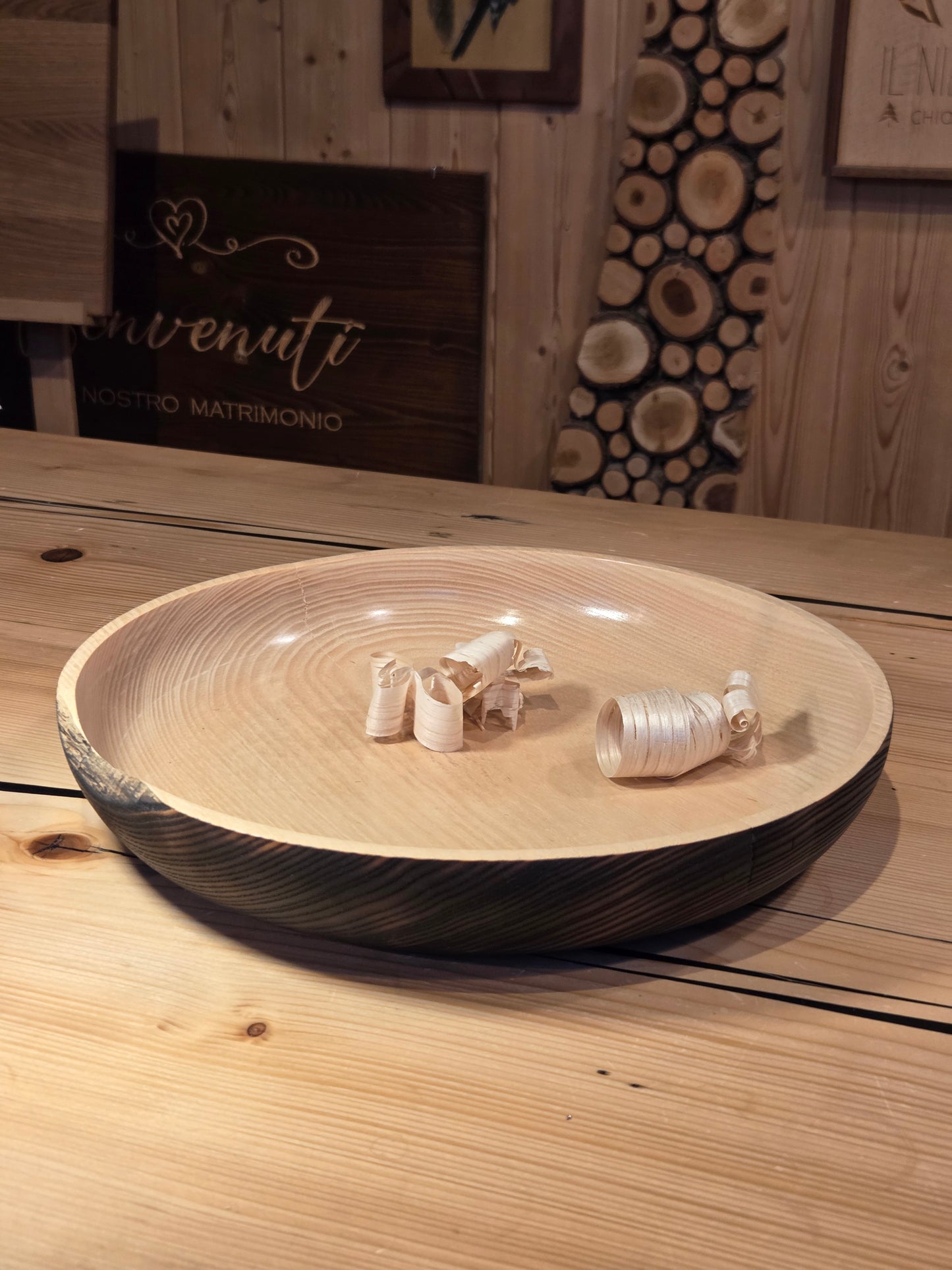 Grande Ciotola in frassino