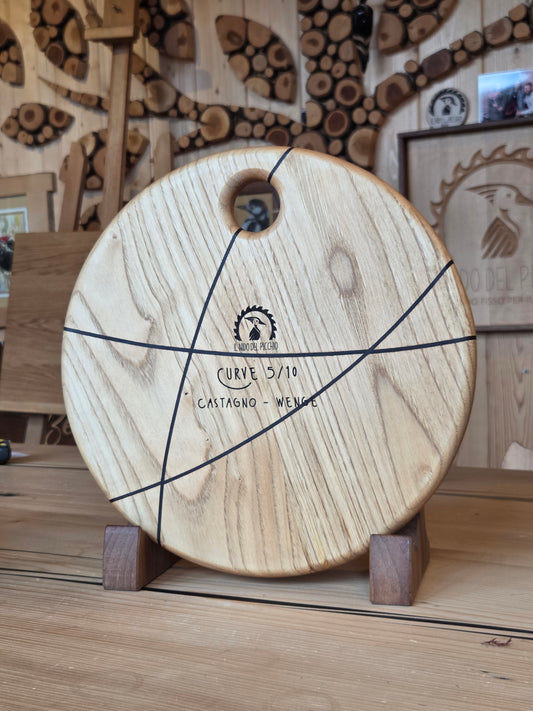 Taglieri rotondi serie "Curve"