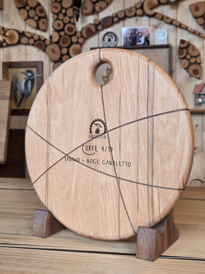 Taglieri rotondi serie "Curve"