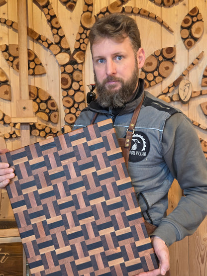 Tagliere geometrico multiessenza 40x50