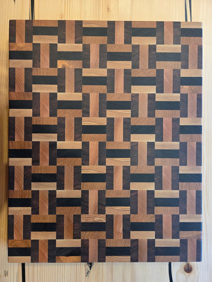 Tagliere geometrico multiessenza 40x50