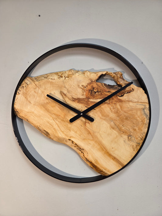 Orologio da parete in legno di acero