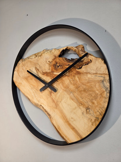 Orologio da parete in legno di acero