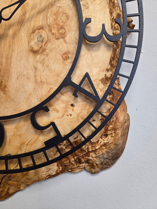 Classico Orologio da parete in legno di acero
