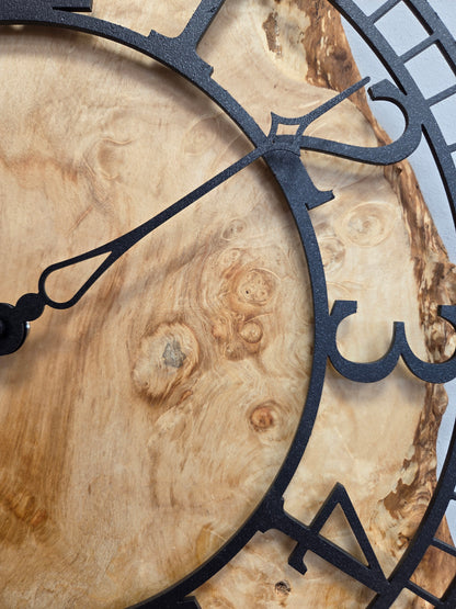 Classico Orologio da parete in legno di acero