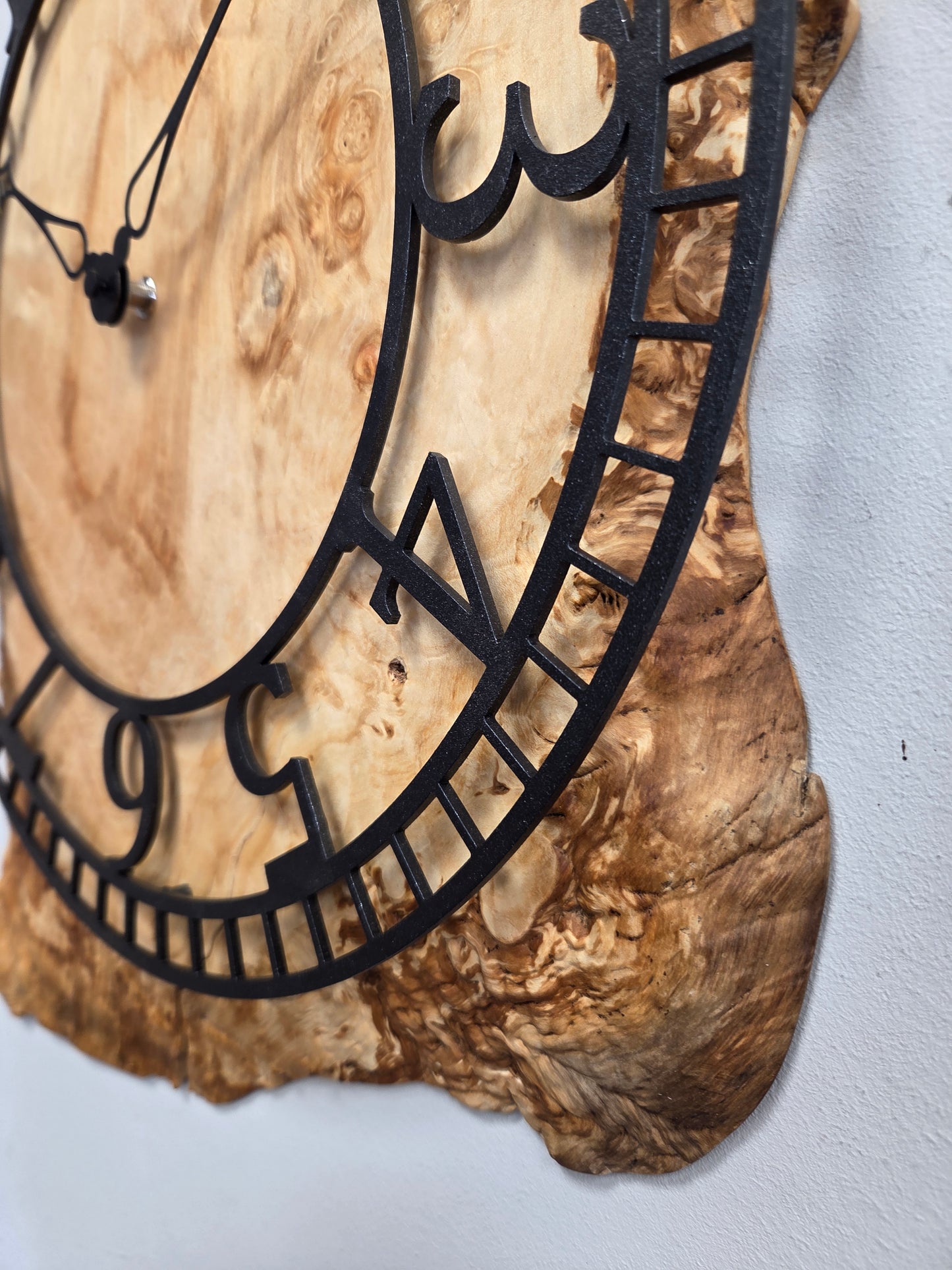 Classico Orologio da parete in legno di acero