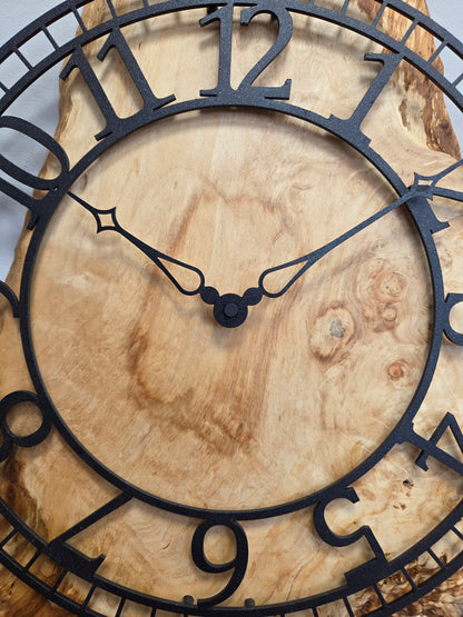 Classico Orologio da parete in legno di acero