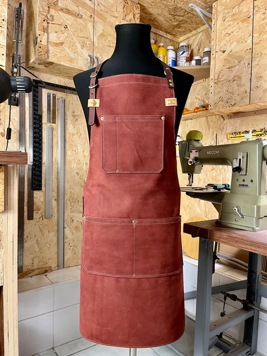 Grembiule artigianale Volpe di Cuoio